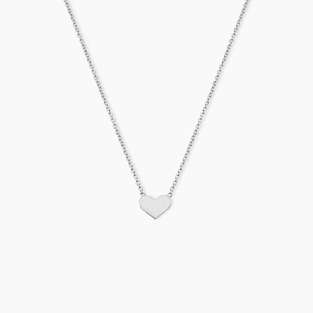 Collier Chandana Argent Blanc - Ras de cou Femme | Histoire d&rsquo;Or