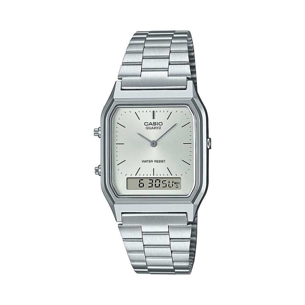 Montre Casio Collection Vintage Gris - Montres Unisex | Histoire d&rsquo;Or