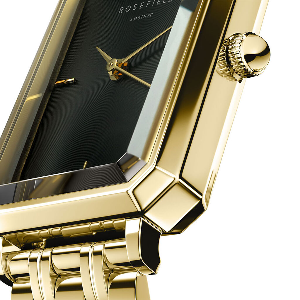 Montre Rosefield Octagon Noir - Montres Femme | Histoire d&rsquo;Or