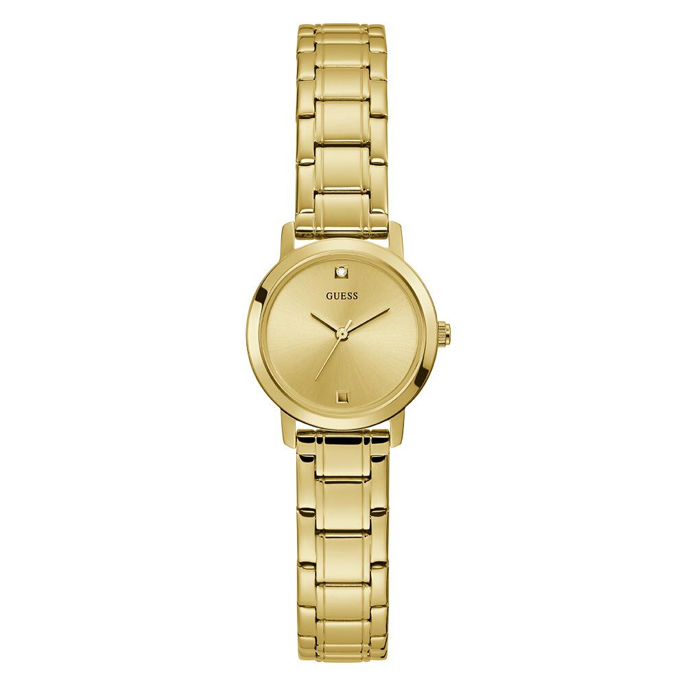 Montres Guess GW0244L2 Acier Boucle déployante avec sureté Jaune Ronde -  HIMFJQC7190 • Histoire d'Or