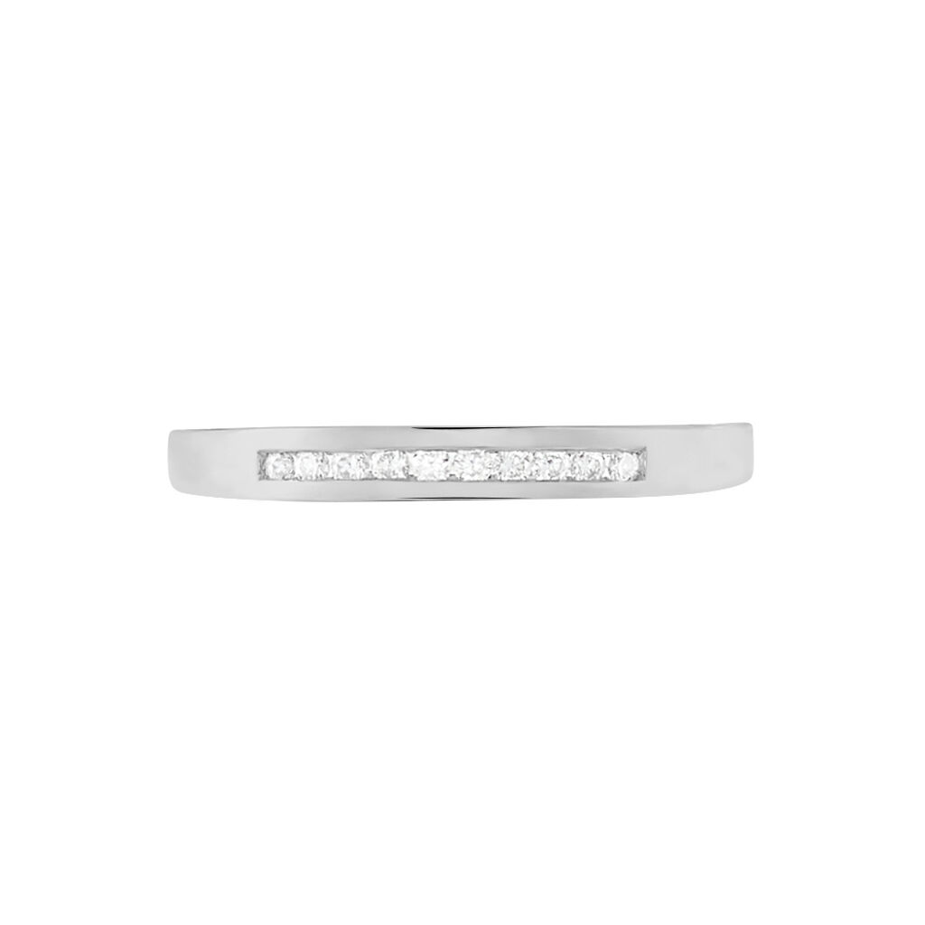 Alliance Yamile Or Blanc Diamant - Alliances Femme | Histoire d’Or
