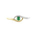 Bague Or Jaune Karmele Emeraude - Bagues solitaires Femme | Histoire d’Or