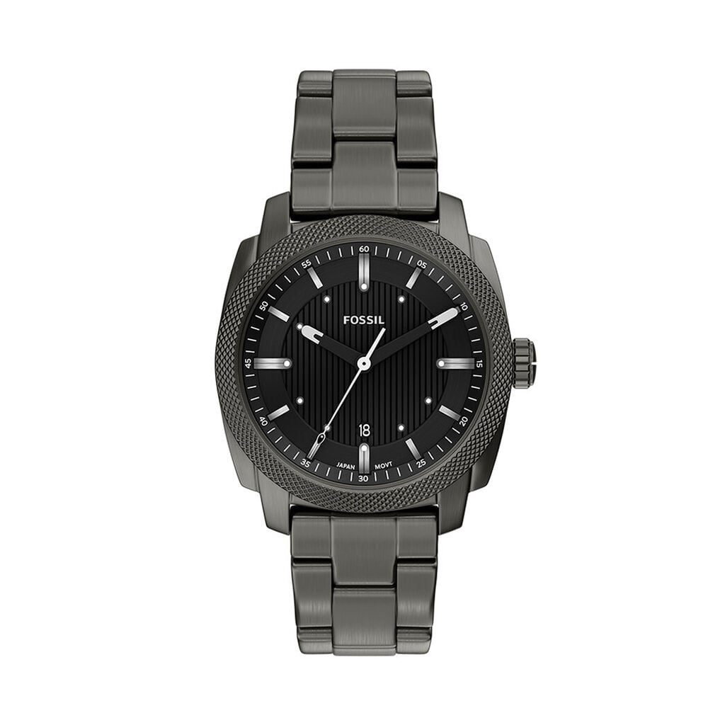 Montre Fossil Machine Noir - F&ecirc;te des p&egrave;res Homme | Histoire d&rsquo;Or