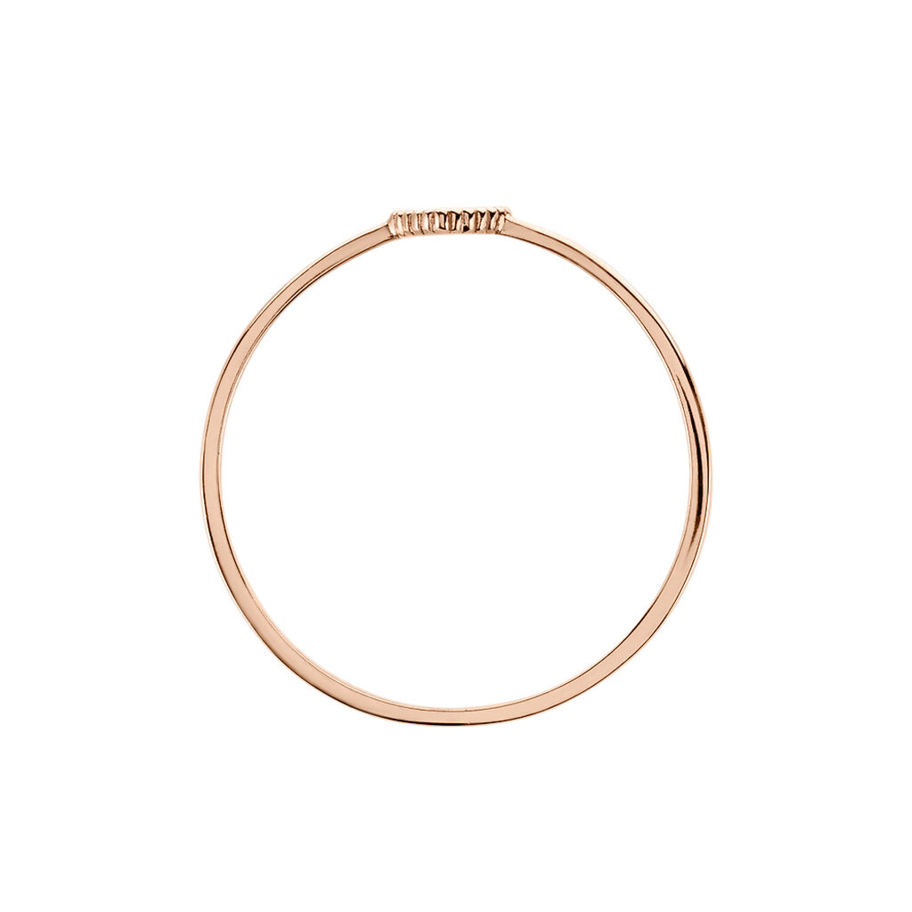 Bague Mon 1er Diamant Or Rose Diamant - Bagues solitaires Femme | Histoire d’Or
