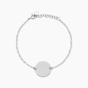 Bracelet Salematou Argent Blanc