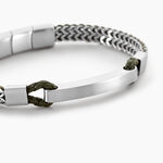 Bracelet Jourdan Donovan Acier Argent&eacute; - Bracelets Homme | Histoire d&rsquo;Or