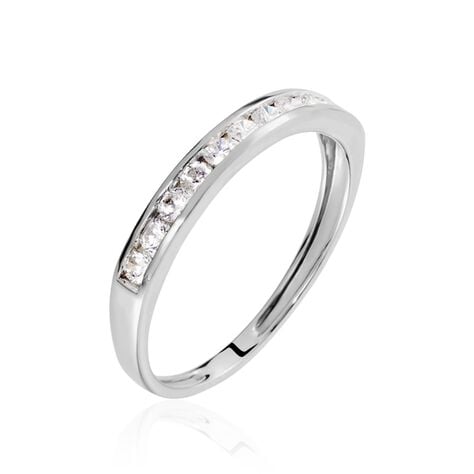 Demi Alliance Davila Or Blanc Oxyde - Bijoux Femme | Histoire d&rsquo;Or