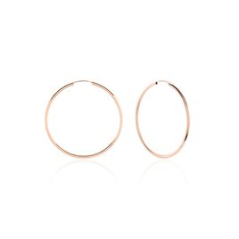 Créoles Valencina Or Rose - Boucles d'oreilles créoles Femme | Histoire d’Or