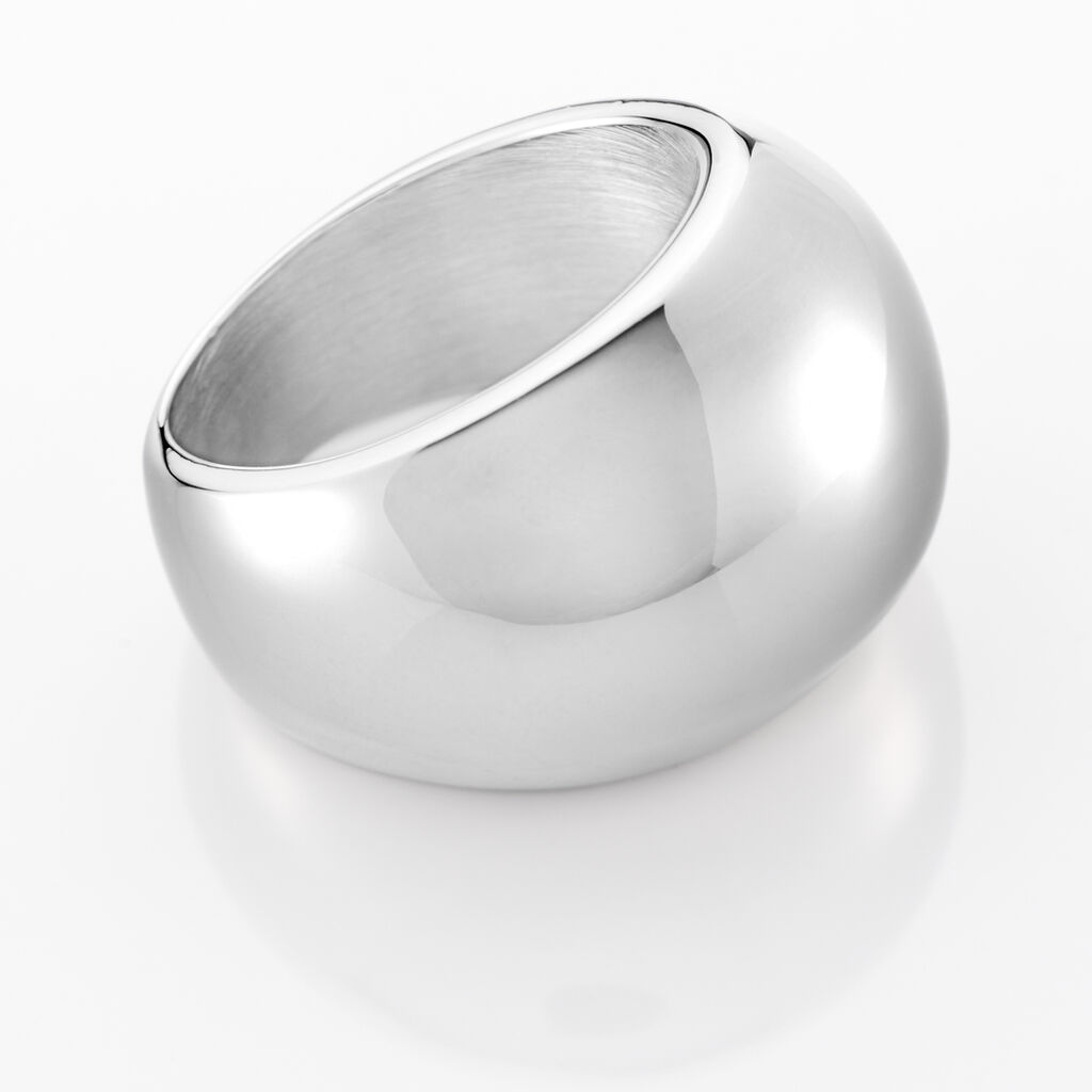 Bague Cleoria Acier Blanc -  Femme | Histoire d’Or