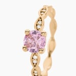 Bague Kurt Plaqu&eacute; Or Jaune Oxyde De Zirconium - Bagues solitaires Femme | Histoire d&rsquo;Or