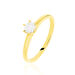 Bague Solitaire Niva Or Jaune Diamant - Bagues solitaires Femme | Histoire d’Or