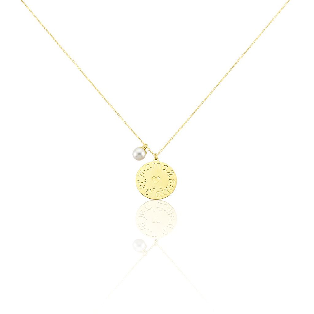 Collier May Or Jaune Perle De Culture - Colliers Femme | Histoire d’Or