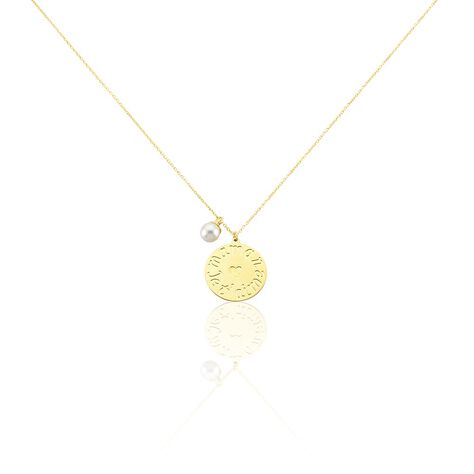 Collier May Or Jaune Perle De Culture - Colliers Femme | Histoire d’Or