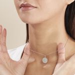 Pendentif Zodiaque Rond Argent Blanc - Pendentifs Communion Famille | Histoire d&rsquo;Or