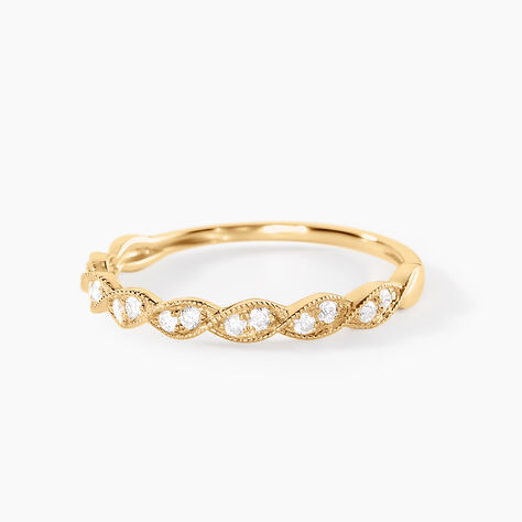 Alliance Othniel Or Jaune Diamant - Alliances Femme | Histoire d&rsquo;Or