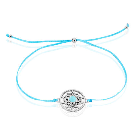 Bracelet Rojin Argent Blanc Pierre De Synthese - Bracelets cordon Femme | Histoire d&rsquo;Or