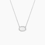 Collier Margot Argent Blanc Nacre Oxyde De Zirconium - F&ecirc;te des m&egrave;res Femme | Histoire d&rsquo;Or