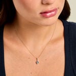 Collier Fany Argent Dor&eacute; A L'Or 750/1000 Topaze Oxyde De Zirconium - F&ecirc;te des m&egrave;res Femme | Histoire d&rsquo;Or