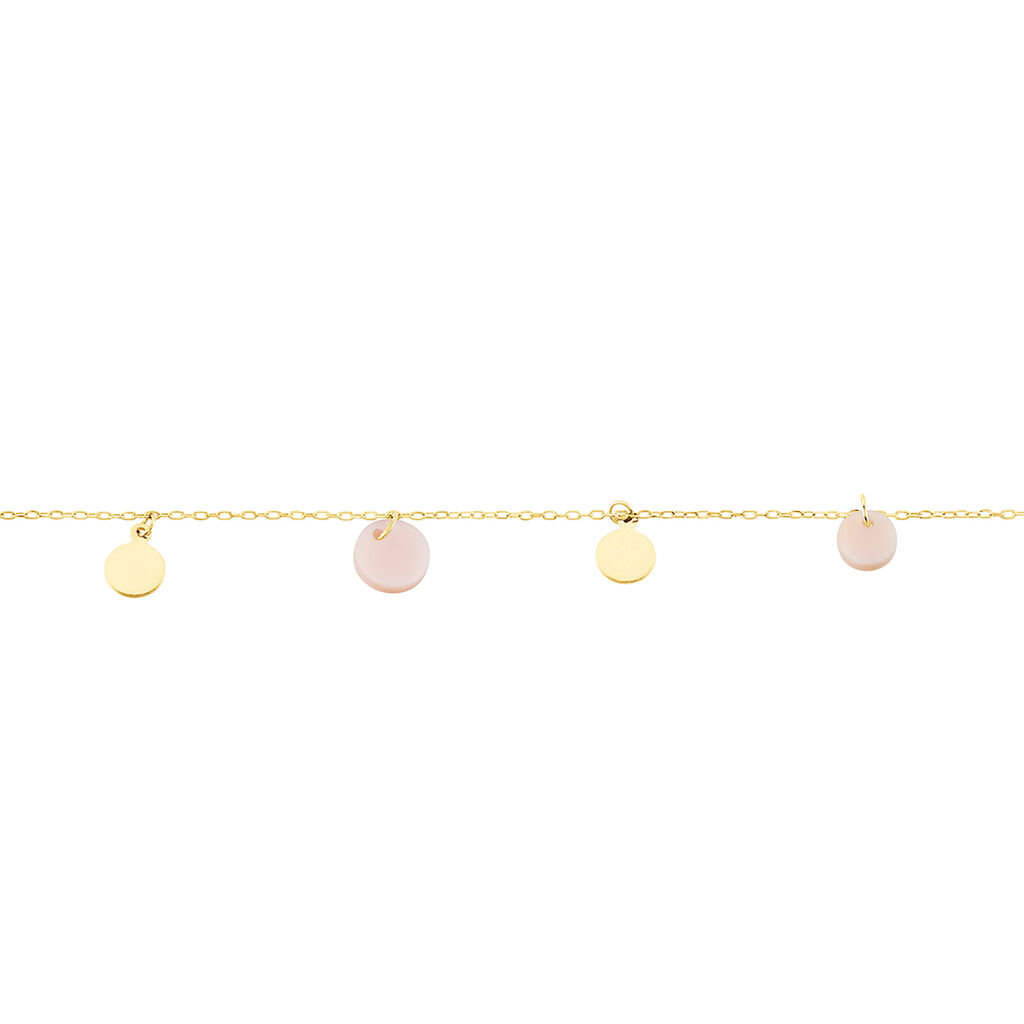 Bracelet Pampilles Colorées Or Jaune Nacre - Bracelets Femme | Histoire d’Or