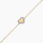 Bracelet Promesse Pour L'eternite Or Jaune Diamant - Bracelets Naissance Femme | Histoire d&rsquo;Or