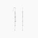 Boucles D'oreilles Pendantes Laïa Argent Blanc - Boucles d'oreilles fantaisie Femme | Histoire d’Or