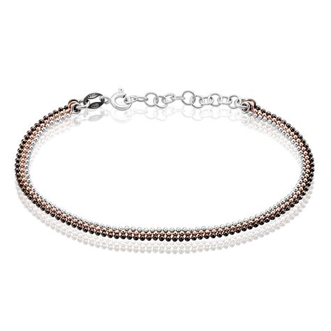 Bracelet Gabriela Argent Tricolore - Bracelets Femme | Histoire d’Or
