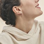 Boucles D'oreilles Puces Aelis Or Blanc Diamant - Clous d'oreilles Femme | Histoire d&rsquo;Or