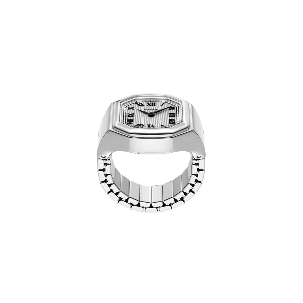 Montre Fossil Harlow Watch Ring Argent&eacute; - Montres Femme | Histoire d&rsquo;Or