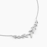 Collier Andeol Argent Blanc Oxyde De Zirconium - Colliers fantaisie Femme | Histoire d&rsquo;Or