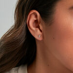 Boucles D'Oreilles Puces Muiris Or Jaune Oxyde De Zirconium - Clous d'oreilles Femme | Histoire d&rsquo;Or