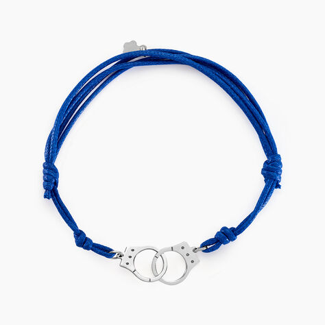 Bracelet Kim Argent Blanc - Bracelets cordon Homme | Histoire d’Or