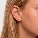 Boucles D'Oreilles Puces Bianca Or Jaune Perle De Culture - Clous d'oreilles Enfant | Histoire d&rsquo;Or