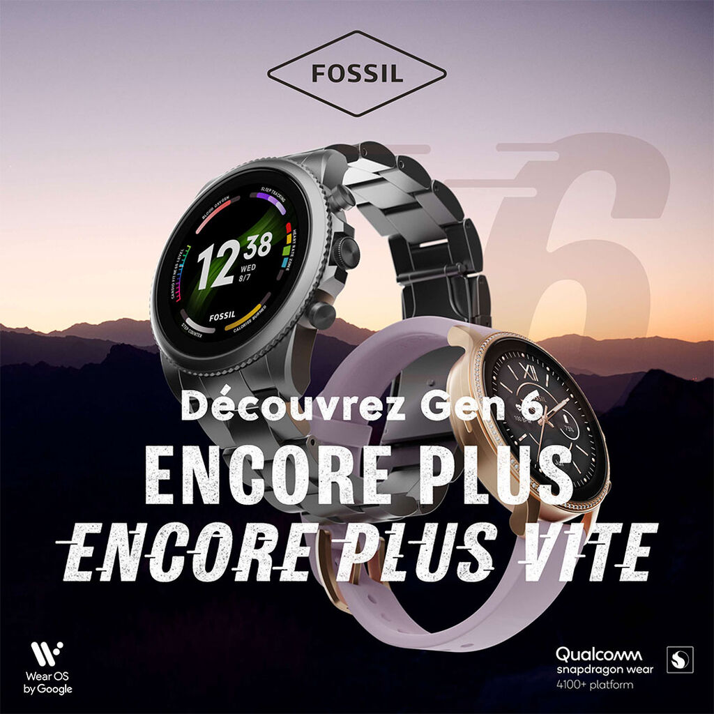 Montre Connectée Fossil Gen 6 - Montres connectées Homme | Histoire d’Or