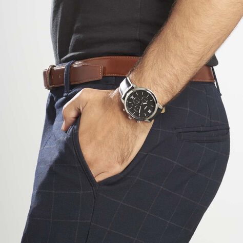 Montre Fossil Neutra Chrono Noir - Montres Homme | Histoire d’Or
