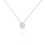 Collier Fidjy Argent Blanc Oxyde De Zirconium - Colliers fantaisie Femme | Histoire d&rsquo;Or
