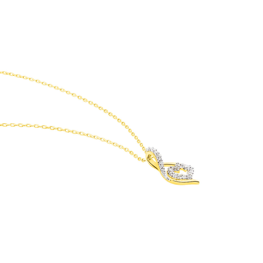 Collier Roso Or Jaune Diamant - Colliers Femme | Histoire d’Or