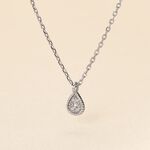 Collier Mon 1er Diamant Or Blanc Diamant - Colliers Femme | Histoire d&rsquo;Or