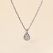 Collier Mon 1er Diamant Or Blanc Diamant - Colliers Femme | Histoire d’Or