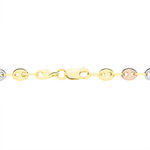 Collier Maille Dami Maille Grain De Cafe Or Tricolore - Chaines Femme | Histoire d&rsquo;Or