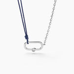 Collier Infini Pop Argent Blanc Oxyde De Zirconium - Colliers fantaisie Famille | Histoire d&rsquo;Or