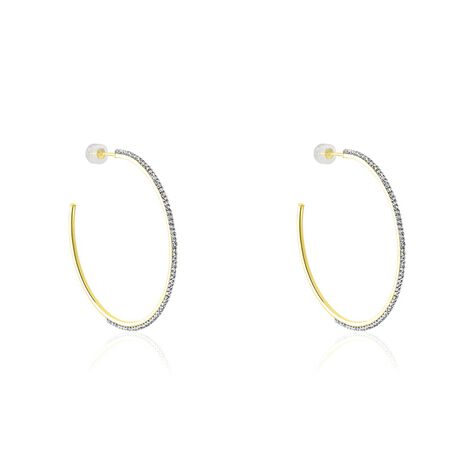 Créoles Tyhana Or Jaune Oxyde - Boucles d'oreilles créoles Femme | Histoire d’Or