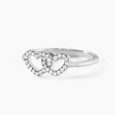 Bague Anne-ael Argent Blanc Oxyde De Zirconium - Bagues avec pierre Femme | Histoire d&rsquo;Or