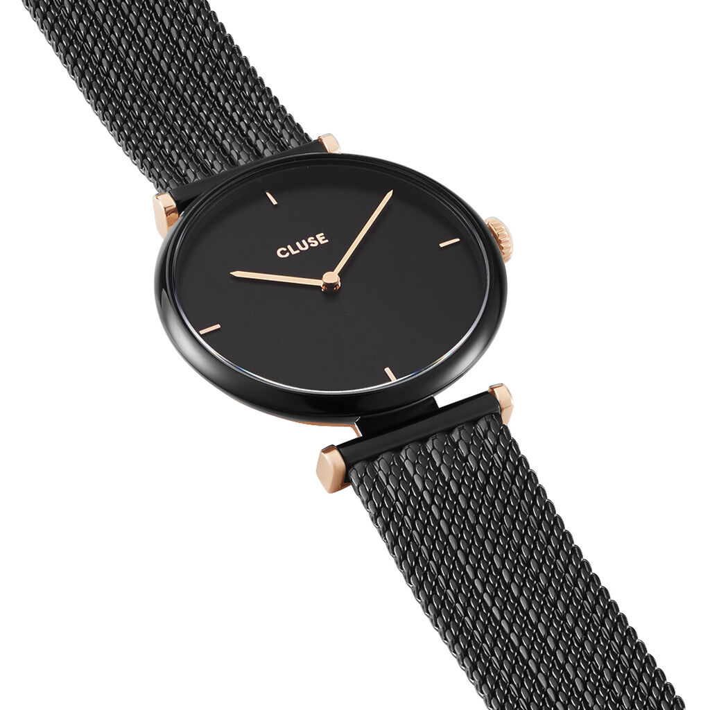 Montre Cluse Triomphe Noir - Montres Femme | Histoire d’Or