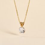 Pendentif Or Jaune Oxyde De Zirconium - Pendentifs Femme | Histoire d&rsquo;Or