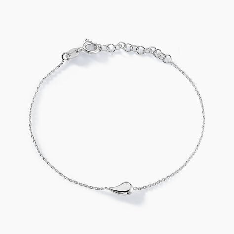 Bracelet Curve Argent Blanc - Bracelets Femme | Histoire d&rsquo;Or