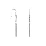 Boucles D'oreilles Pendantes Melodie Argent Blanc - Boucles d'oreilles fantaisie Femme | Histoire d&rsquo;Or