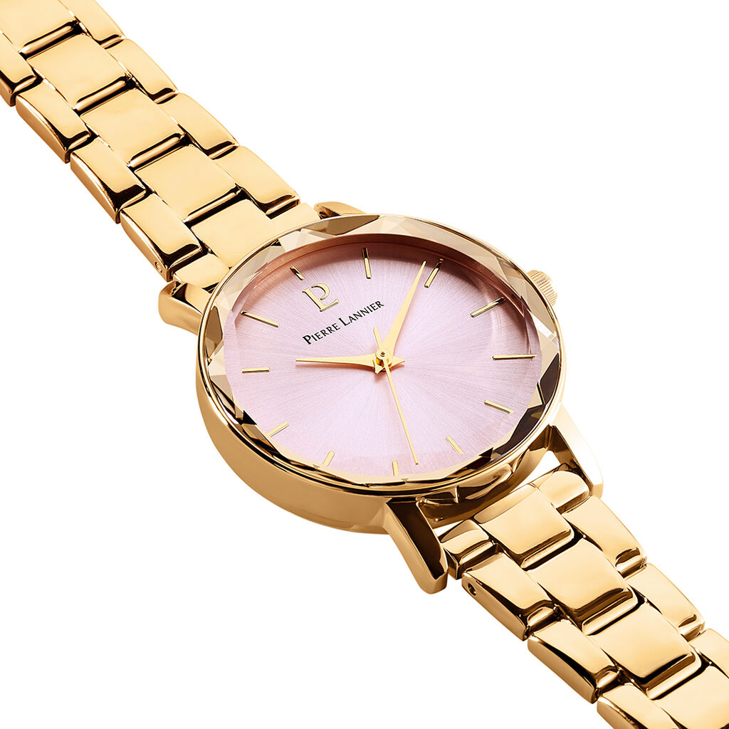 Montre Pierre Lannier Multiples Rose - Montres Femme | Histoire d&rsquo;Or