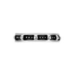 Bague Acier Blanc Ghislain - Bagues fantaisie Homme | Histoire d&rsquo;Or