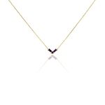 Collier Lavender Or Jaune Am&eacute;thyste - Colliers Femme | Histoire d&rsquo;Or