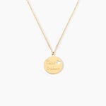 Collier Benedicte Message Or Jaune - Colliers Enfant | Histoire d&rsquo;Or